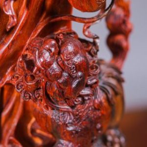 Đạt Ma Khất Thực Gỗ Trắc