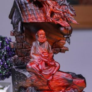 Đạt Ma Ngồi Thiền Gỗ Trắc