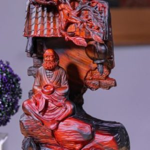 Đạt Ma Ngồi Thiền Gỗ Trắc
