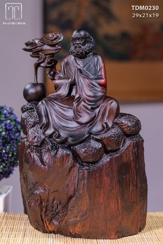 Đạt Ma Ngồi Thiền Gỗ Trắc Đạt Ma Ngồi Thiền Gỗ Trắc