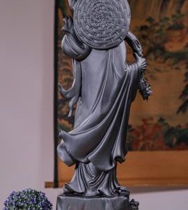 Đạt Ma Sư Tổ Gỗ Mun Sừng Khánh Hoà