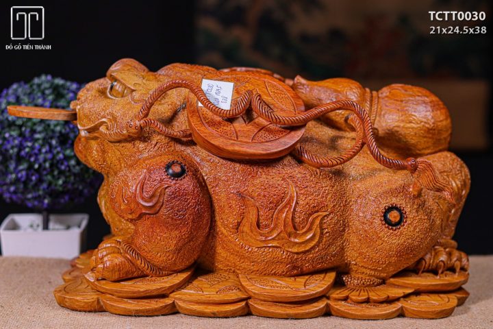 Thiềm Thừ Tài Lộc Gỗ Hương Thiềm Thừ Tài Lộc Gỗ Hương
