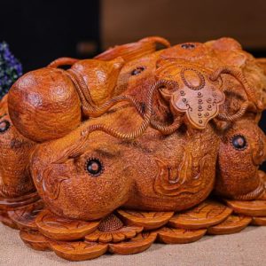 Thiềm Thừ Tài Lộc Gỗ Hương Thiềm Thừ Tài Lộc Gỗ Hương