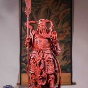 Quan Công Chống Đao Gỗ Tử Đàn Quan Công Chống Đao Gỗ Tử Đàn