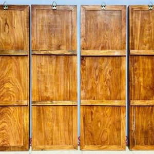 Tranh Gỗ Tứ Quý Tùng - Cúc - Trúc - Mai Gỗ Hương