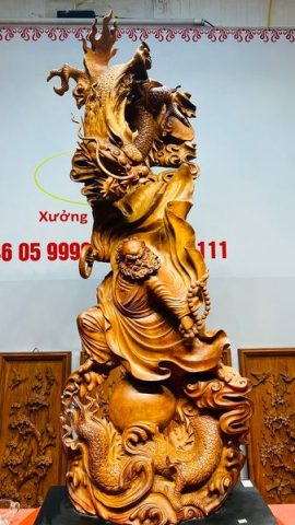 Đạt Ma Phục Long Gỗ Hương