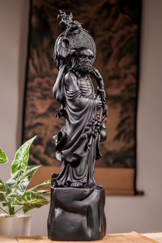 Đạt Ma Sư Tổ Gỗ Mun Sừng Khánh Hoà Đạt Ma Sư Tổ Gỗ Mun Sừng Khánh Hoà