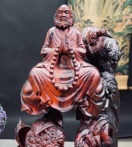 Đạt Ma Ngồi Thiền Gỗ Trắc Đạt Ma Ngồi Thiền Gỗ Trắc