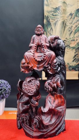 Đạt Ma Ngồi Thiền Gỗ Trắc Đạt Ma Ngồi Thiền Gỗ Trắc