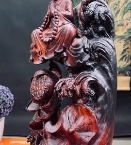 Đạt Ma Ngồi Thiền Gỗ Trắc Đạt Ma Ngồi Thiền Gỗ Trắc