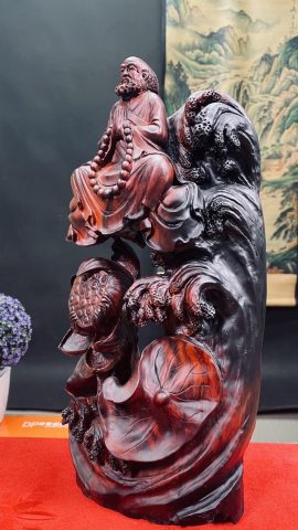 Đạt Ma Ngồi Thiền Gỗ Trắc Đạt Ma Ngồi Thiền Gỗ Trắc