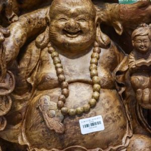 Di lạc tứ linh gỗ nu hương