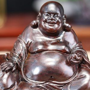 Di lặc bàn trà gỗ trắc