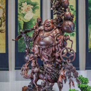 Di lạc đứng gỗ trắc
