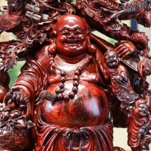 Di lạc long phụng gỗ tử đàn