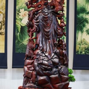 Di lạc long phụng gỗ tử đàn