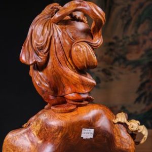 Di Lạc Đứng Bao Tiền Gỗ Nu Hương