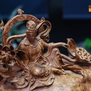 Phật Toạ Sen Gỗ Nu Hương