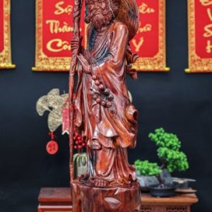 Đạt ma đứng gỗ trắc
