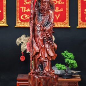 Đạt ma đứng gỗ trắc