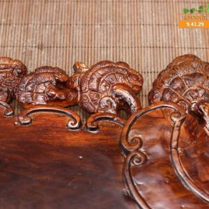 Khay trà gỗ hương