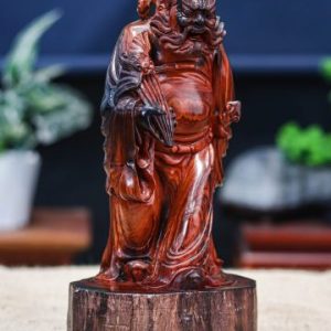 Tượng trung quỳ gỗ trắc