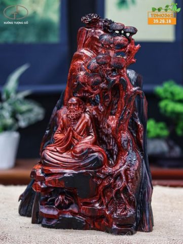 Đạt ma thiền gỗ trắc