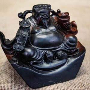 Thần tài để oto gỗ trắc