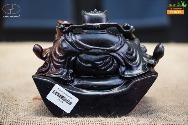 Thần tài để oto gỗ trắc