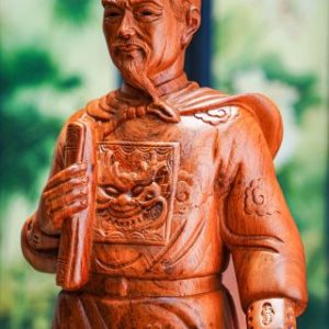 Trần quốc tuấn gỗ hương 80