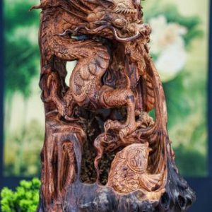 Cá chép hoá rồng lũa cẩm