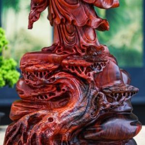 Đạt ma gỗ trắc đỏ đen