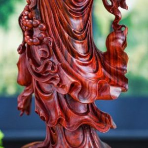 Đạt ma gỗ trắc đỏ đen