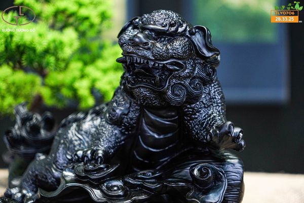 Nghê gỗ mun xừng
