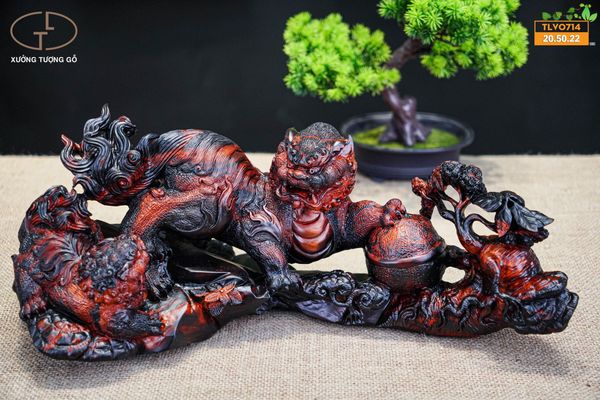 Nghê gỗ trắc