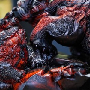 Nghê gỗ trắc