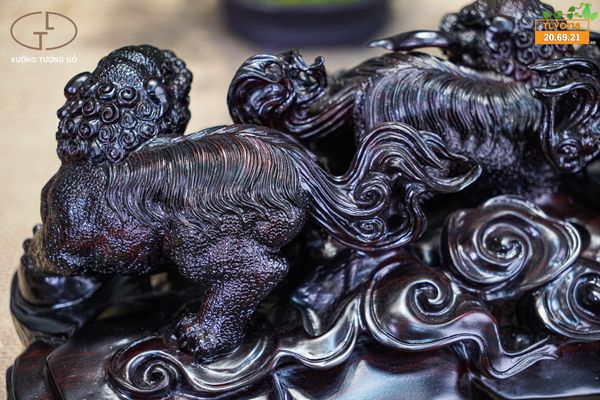 Cửu nghê gỗ tử đàn tím