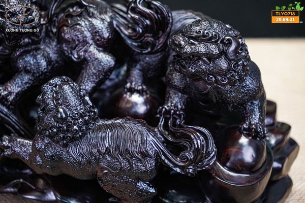 Cửu nghê gỗ tử đàn tím