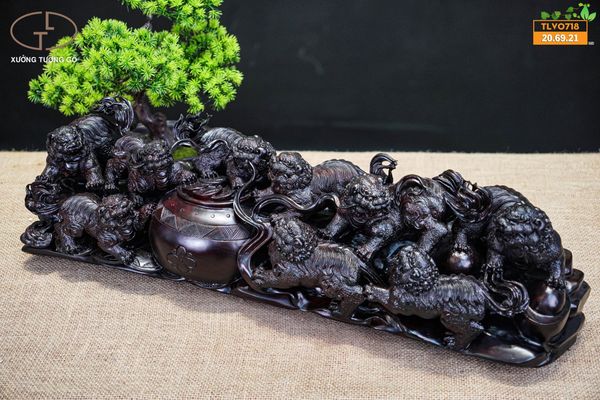 Cửu nghê gỗ tử đàn tím