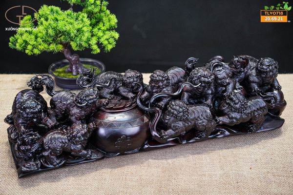 Cửu nghê gỗ tử đàn tím
