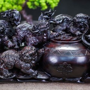 Cửu nghê gỗ tử đàn tím