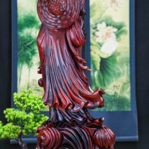 Đạt ma gỗ trắc đỏ đen