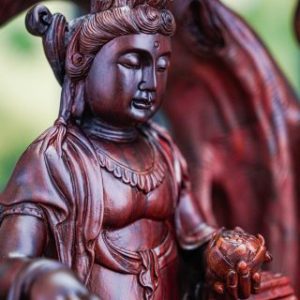 Phật bà gỗ trắc