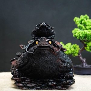 Thiềm thừ mẫu tử gỗ trắc Thiềm thừ mẫu tử gỗ trắc