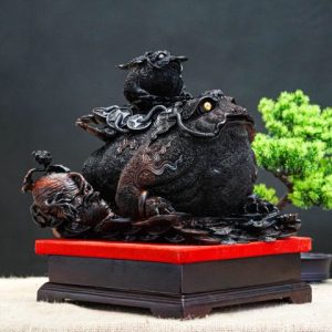 Thiềm thừ mẫu tử gỗ trắc