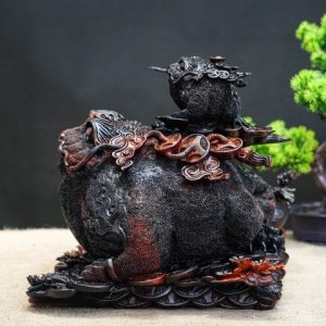 Thiềm thừ mẫu tử gỗ trắc Thiềm thừ mẫu tử gỗ trắc