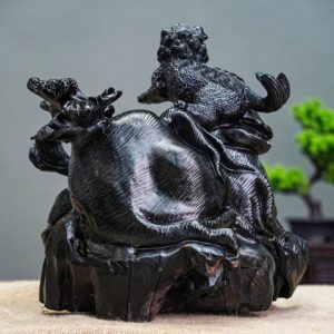 Nghê mẫu tử gỗ mun xừng Nghê mẫu tử gỗ mun xừng