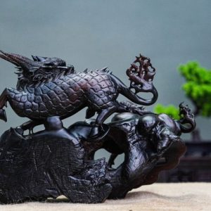 Song hoả kì lân gỗ trắc Song hoả kì lân gỗ trắc