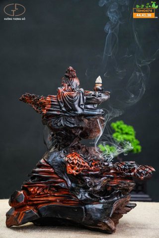 Đạt ma thiền xông trầm gỗ trắc Đạt ma thiền xông trầm gỗ trắc