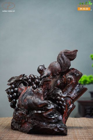 Nho sóc gỗ trắc Nho sóc gỗ trắc
